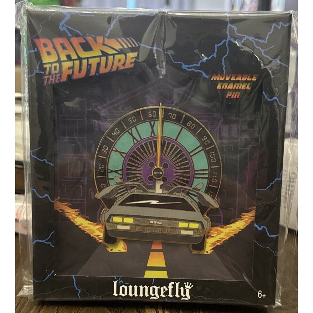 Loungefly: Back to The Future Limited 500pc Delorean Moveable Enamel Pin Amazon